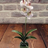 SALE! Vintage Latex artificial Vanda Orchid plant W/O pot
