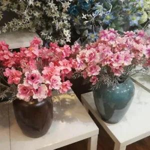 6 heads Peony Artificial Silk Flower Branch for Home Display Wedding Party decor