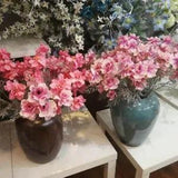 6 heads Peony Artificial Silk Flower Branch for Home Display Wedding Party decor