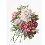 Peonies Cross stitch kit  B2355 by Luca-S wtih Belana 20ct.