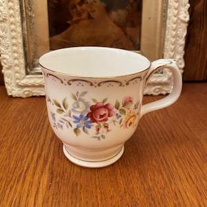 Royal Albert Jubilee Rose Footed Coffee Mug