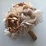 Gold and Champagne Bouquet or Boutonni¡§¡§re