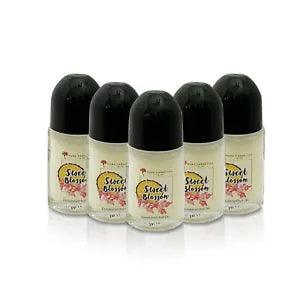 Non-Staining Sweet Blossom Deodorant Roll On 1.7oz, 5 Bottles, Pure Carnation