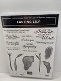 Stampin' Up! Lasting Lily ??Photopolymer Stamp Set Sale-A-Bration Pre loved
