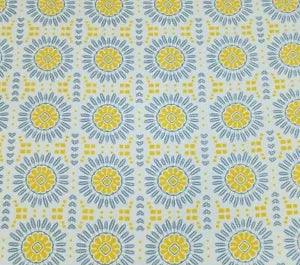 Campania in Coastal Blue Canary sun Serena and Lily fabric by the yard TT / OT