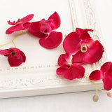 Fuchsia Orchid Sprays | Wedding Crown Orchid | Artificial Orchid Picks | Millinery Flowers for Hats | DIY Bouquet Filler | Blue Hutch OR111