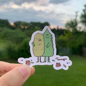 Little Tree Friends Sticker | Kawaii Cute Plant Nature Matte Sticker