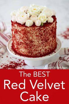 Red Velvet Cake Flower Delivery
