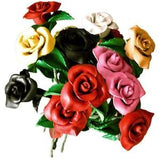 Handmade Leather Rose, Leather Roses Bouquet, Personalized Anniversary Gift, Red Leather Rose, Gift for Her, Valentines Day Gift