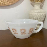 Vintage Federal Glass Sunflower Bakeware, Vintage Heat Proof Batter Bowl, Cottagecore Kitchen Decor, Vintage Boho Bakeware