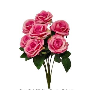 Artificial Roses Faux Rose Bouquet Wedding Flower Supplies Artificial Greenery Silk Plant Floral Craft Supplies Faux Flowers