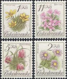 Czechoslovakia 1991 Lily/Aster/Fritillary/Flowers/Plants/Nature 4v set (b4525d)