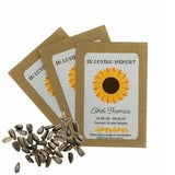 Personalised Funeral Sunflower Seed Packets Envelopes Memorial Remembrance Favours Keepsake