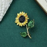 Biling | Vintage Sunflower Brooch | Floral Pins | Creative DIY Elegant Women Jewellery Present | Clothing Accessories