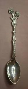 1992 MOTHER'S DAY SPOON CARNATION FLOWERS GRAPHIC SILVER PLATED SP-1137
