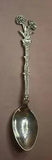 1992 MOTHER'S DAY SPOON CARNATION FLOWERS GRAPHIC SILVER PLATED SP-1137