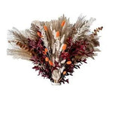 1X(100PCS Dried Pampas Flowers for Home Decor Boho Bathroom Decor, Office Ded
