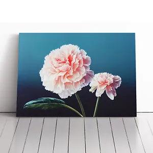 Wild Carnation Flowers Canvas Print Wall Art Framed Picture Home Decor Large