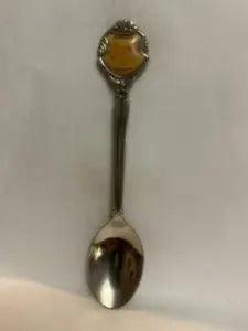 January Carnation Flowers Souvenir Spoon