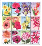 Antigua & Barbuda 1995 Flowers/Nature/Plants/Lily/Rose/Poppy 12v sht (b5311g)