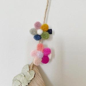 Sunflower Wool Felt Baby Hairclip