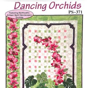 Dancing Orchids - Patch Works Studio Quilt Pattern