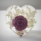 Purple Ranunculus Paperweight, Real Floral Resin Ornament, Forever Flower Gifts, Unique Gifts, Crystal Vibes, Home D¡§?cor, Gift For Her