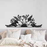 Sunflower Metal Wall Decor, Metal Flower Wall Art, Above Bed Decor, Sunflower Metal Sign, Bedroom Wall Decor, Gift for Her, Wall Hanging