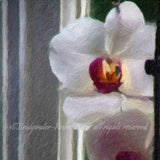 Flower Art Print, Flower Artwork, Floral Print, Orchid Print, Floral Art, Flower Gift, Flower Girl, Orchid Wall Decor, Floral Wall Art