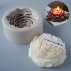 Peony Mold Silicone Candle Mold Aromatherapy Gypsum Soap Resin Flower Home Decor