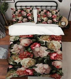 3D Peony Flower A014 Bed Pillowcases Quilt Duvet Cover Uta Naumann Zoe
