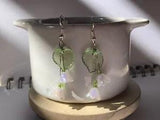 Lily of the valley drop earrings