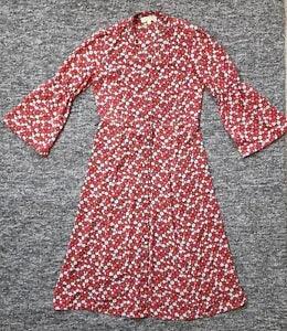 Michael Kors Carnation Dress Red White And Pink Size S