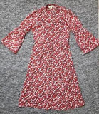 Michael Kors Carnation Dress Red White And Pink Size S
