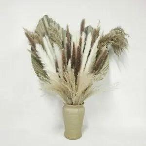 15pcs Dried Reed Flower Arrangement Natural Pampas Grass For Modern Home Decor