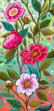 Peonies I, Peggy Davis, Wall Art Print Poster  14" x 11"  3453