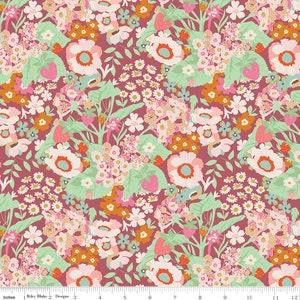 In The Afterglow - Orchid Main Print - By Minki Kim For Riley Blake Designs - Sold By The Yard Cut Continuous - In Stock and Ships Today