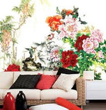 3D Peony Flower 3314NA Wallpaper Wall Mural Removable Self-adhesive Fay