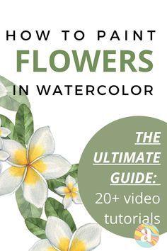 How to draw flowers with watercolors: the ultimate guide Flower Delivery
