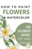 How to draw flowers with watercolors: the ultimate guide Flower Delivery