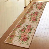 Vintage Flower Door Mat Non Slip Kitchen Floor Rug Carpet Hallway Runner 17"x68"