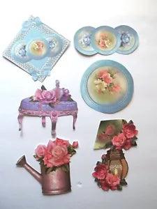 3D Pick New11 Friends Verses Flowers Card Scrapbook Embellishment
