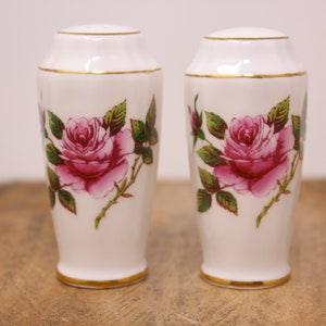 Vintage Carleton Rose by Northumbria - Salt & Pepper Shakers