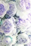 Purple Peonies Shabby Chic 8x10 Fabric Block - BUY 2 FABRIC LISINGS, GET 1 FREE