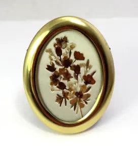 Vintage Pressed Dried Flowers Framed Art by Patricia WIlliams Tasmania Australia