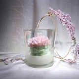 Roses candle in a jar Scented, Rose Bouquet Candle, Wedding Favor, Party Favor, Baby Shower Favor, Flower Candle, Love Gift
