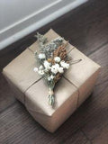 Dried Fall Mini Bouquet, Dried Mini Daisy Bouquet, Gift Topper, Wedding Placecards, Plate Decor, Fav Flower Delivery