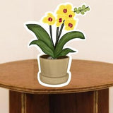 Orchid Sticker | Decals Sticker | Stickers laptop | Stickers labels | Stickers cute | Orchid plant | Stickers, Labels & Tags | Plant gift |