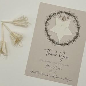 Winter Wedding Favours, Flower Seed Wedding Favours, Let Love Grow, Seed Favours, Wedding Favour, Flower Seed Favour, Eco Wedding