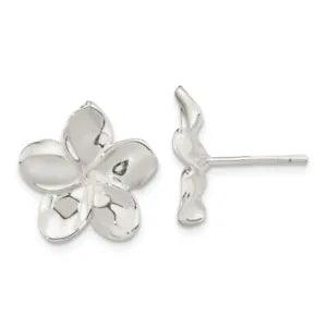 925 Sterling Silver Flower Earrings